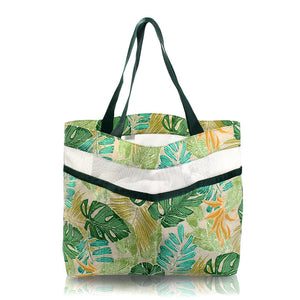 Batik Verdure Open Top Tote