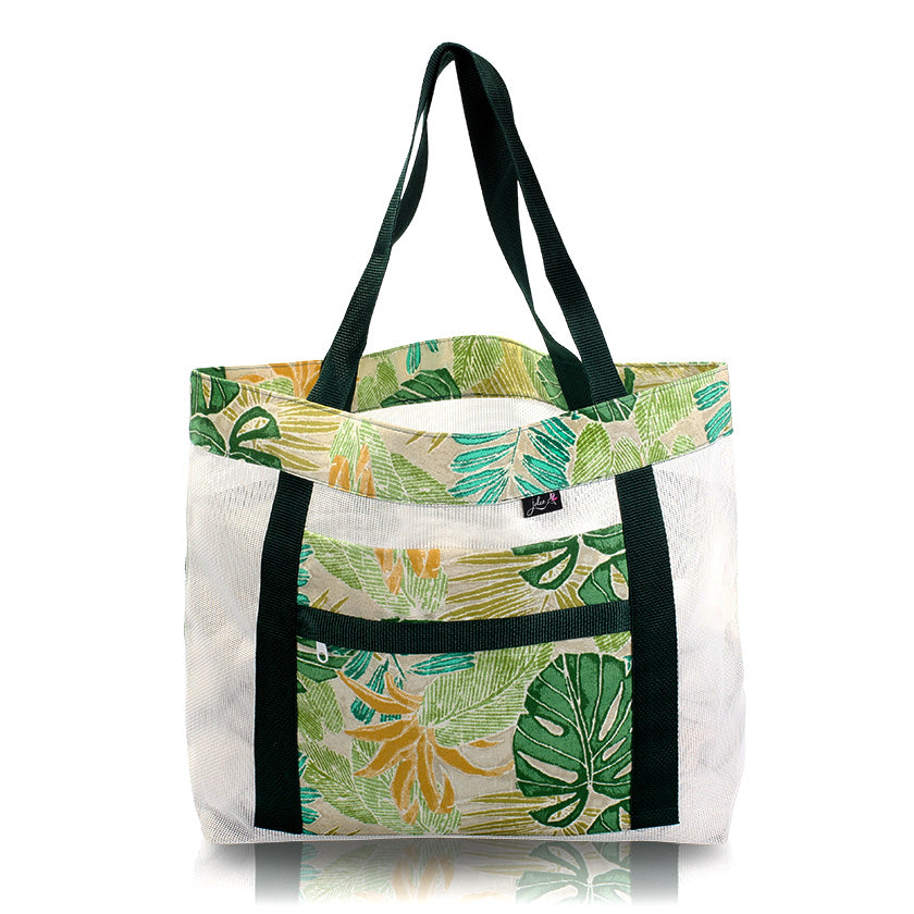 Batik Verdure Open Top Tote