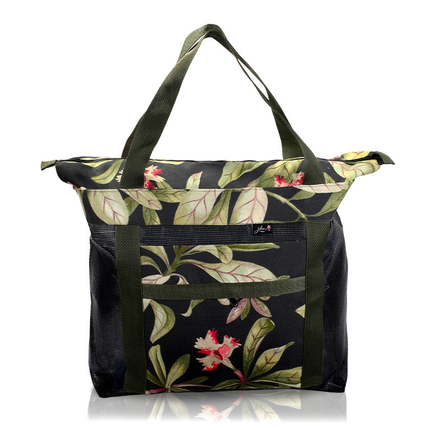 Ebony Okika Zipper Top Tote