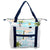 Journey Zipper Top Tote in White