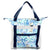 Seaside Shanty Zipper Top Tote in White